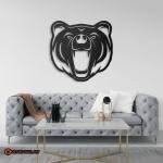 Bear Metal Wall Art | Home and office Decoration Gift
