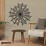 Spider Web Metal Wall Art | Home and office Decoration Gift