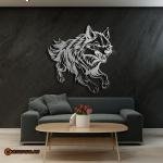 Wolf Metal Wall Art | Home and office Decoration Gift