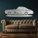 Old Mercedes SLR Metal Car Wall Art | Home, Garage and Office Decoration Gift