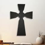 Metal Cross Wall Art | Decoration Gift for Christian, Church, Catholic, Orthodox, Protestant