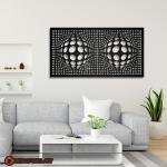 Rectangle Infinity Shape Metal Wall Art | Home and office Decoration Gift