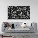 Horizontal Rectangle Infinity Metal Wall Art | Home and office Decoration Gift