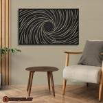 Horizontal Rectangle Infinity Metal Wall Art | Home and office Decoration Gift